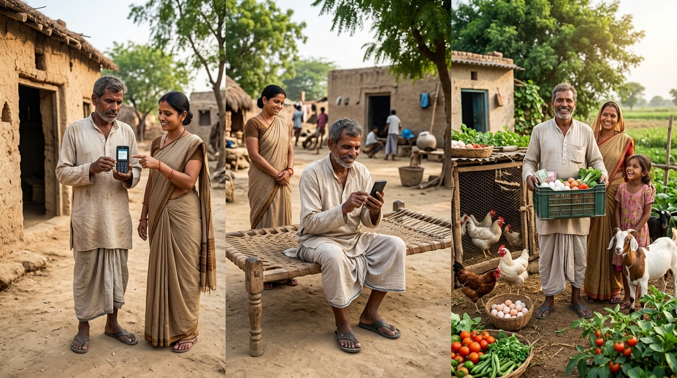 Modern poultry management system dashboard