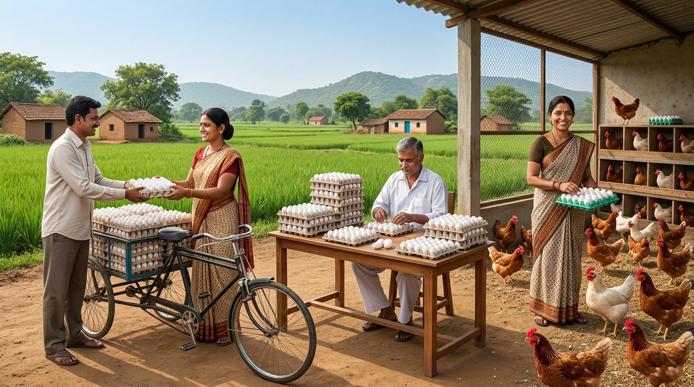 Rural egg production